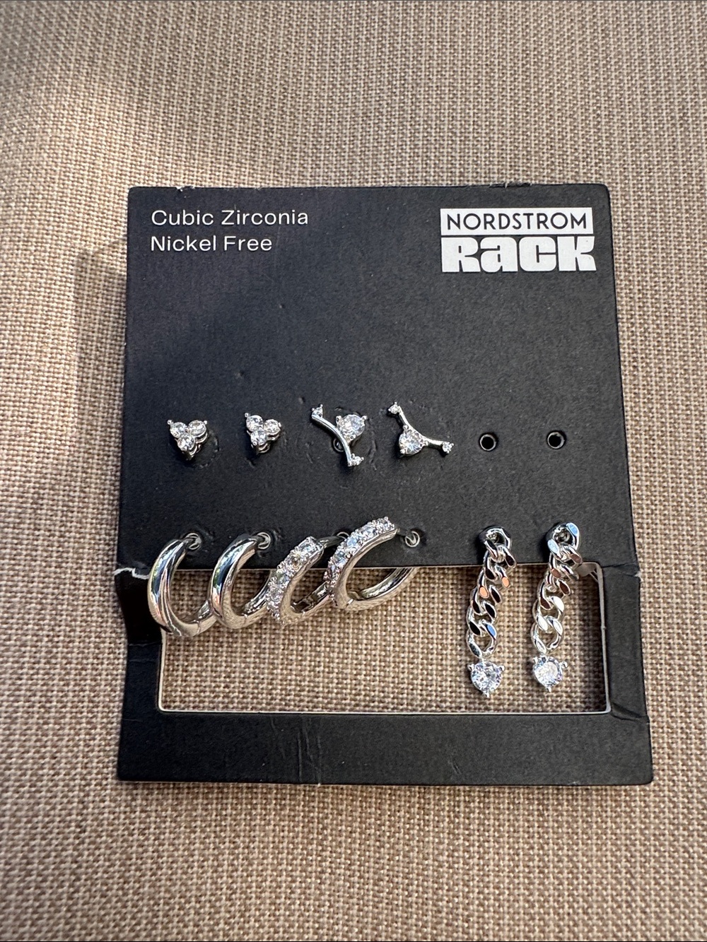 Nordstrom Silver-Tone Earring Set - Multi Pair